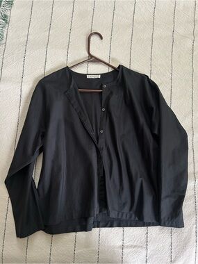 EM REITZ Black Paper Lantern Shirt